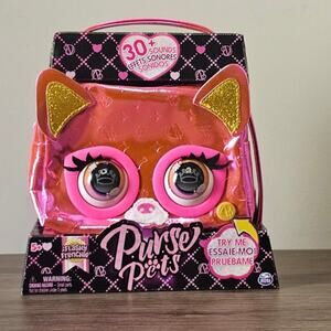 Purse Pets, Metallic Mood Flashy Frenchie Interactive Pet Toy Purse
